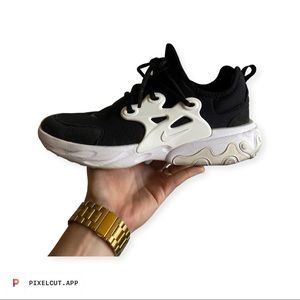 Nike React Presto Black and White.